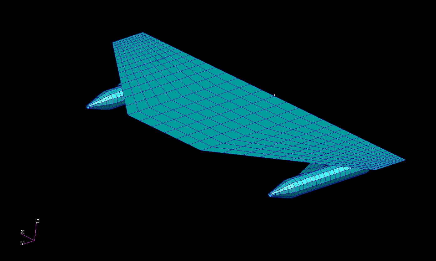 Open Source Fighter MSC. Nastran Structural Model